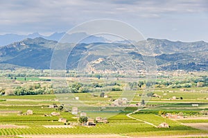 View of the countryside near Tivissa, Spain photo