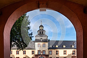 View of the courtyard of Bad Homburg Palace