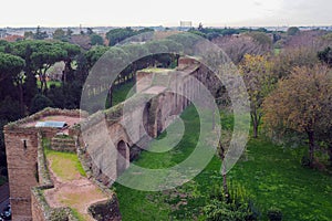 Museum of the Walls at the beginning of the Appian Way in Rome, Italy photo