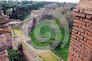 Museum of the Walls at the beginning of the Appian Way in Rome, Italy
