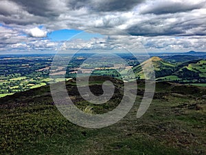 A view of the Shopshire Countryside near Caer Caradoc photo