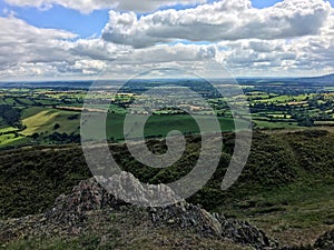 A view of the Shopshire Countryside near Caer Caradoc photo