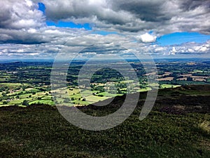 A view of the Shopshire Countryside near Caer Caradoc photo