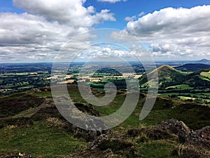 A view of the Shopshire Countryside near Caer Caradoc photo