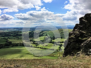 A view of the Shopshire Countryside near Caer Caradoc photo