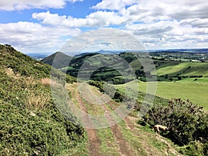 A view of the Shopshire Countryside near Caer Caradoc photo