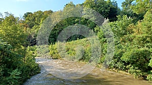 View at the creek in canadian park