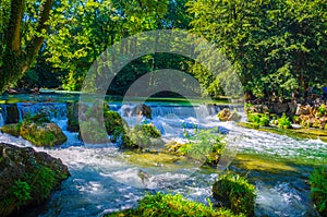 view of a creek in the English garden in Munich, Bayern, Germany...IMAGE