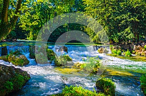 view of a creek in the English garden in Munich, Bayern, Germany...IMAGE