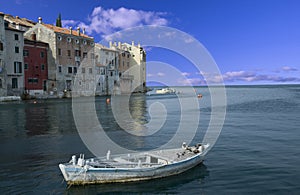 View at the croatian city Rovinj (Rovigno)