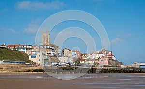 View of Cromer Town from the beach