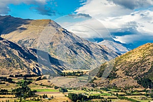 View from Crown Range Lookout, South Island, New Zealand