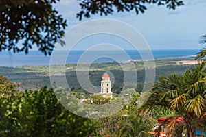 View of the cuban landscape, Trinidad, Sancti Spiritus, Cuba. Copy space for text.