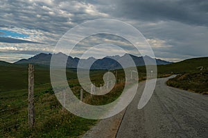View of the Cuillin Ridge