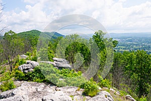 View of Cumberland Trail from Devils Racetrack Ridge