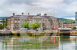 View of Custom House over the river Lagan