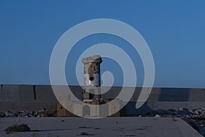 View The Dam of Punta Riso, Brindisi