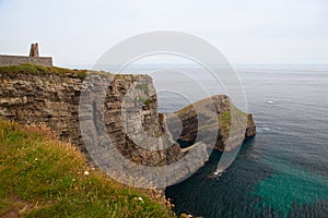 View of danger cliffs, Spain