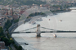 View of the Danube River, Budapest, Hungary