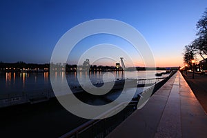 View at danube river