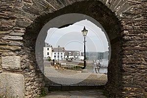 View of Dartmouth quayside, Devon, UK