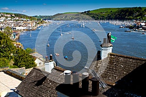 A view of Dartmouth and the River Dart