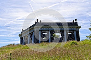 View of The Dashwood Mausoleum - West Wycombe - Buckinghamshire photo