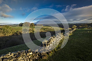 View at Dawn looking towards the Hills surrounding Millers Dale photo