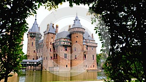 View of the De Haar Castle, Netherlands