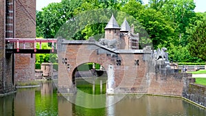 View of the De Haar Castle, Netherlands