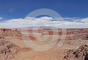 View at Dead Horse Point, Colorado river, Utah, USA