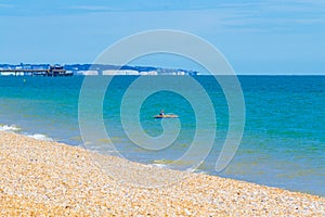 View of Deal beach Kent England