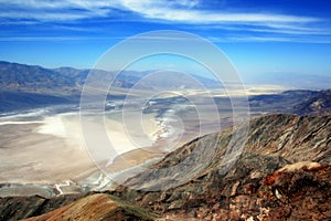 A view from Death Valley from Dante`s view