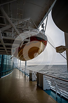 View of deck 5 of the Serenade of the Seas