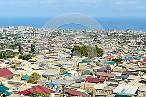 View of Derbent city. Republic of Dagestan, Russia