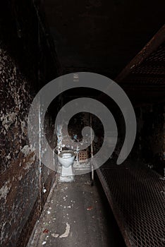Derelict Prison Cell - Ohio State Reformatory Prison - Mansfield, Ohio photo