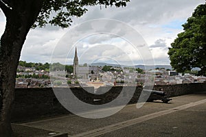 View of Derry- Londonderry, St Eugene`s Cathedral, Northern Ireland