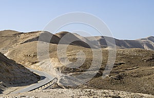 View on desert - mountains in Israel