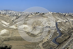 View on desert - mountains in Israel