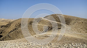 View on desert - mountains in Israel