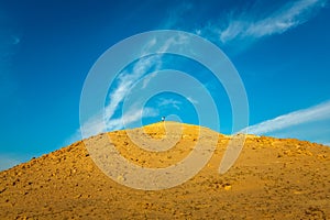 View of desert near Al Sarar, Saudi Arabia