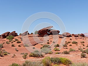 View of the desert near Page Arizona photo
