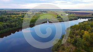 View of the Desna River near the city of Chernigov