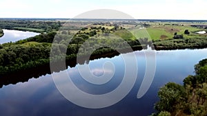 View of the Desna River near the city of Chernigov