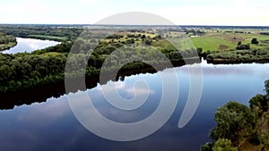 View of the Desna River near the city of Chernigov