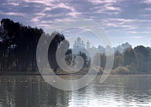 View of the Desna River In the neighborhood of of Novgorod-Seversky