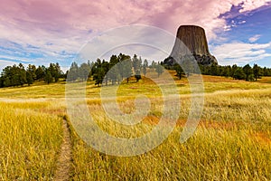 View of Devils Tower From The Joyner Ridge Trail