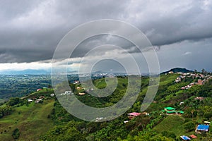 View of different landscapes of our Colombian coffee region