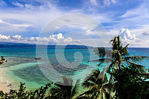 View of Diniwid Beach, Boracay Island, Philippines