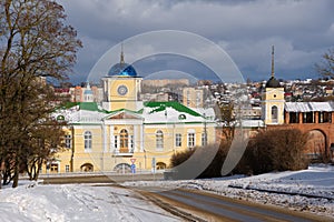 View of the Dnieper Gate in Smolensk, Russia